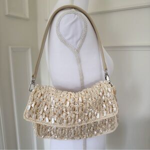 Staud Timmy Shoulder Bag in Cream